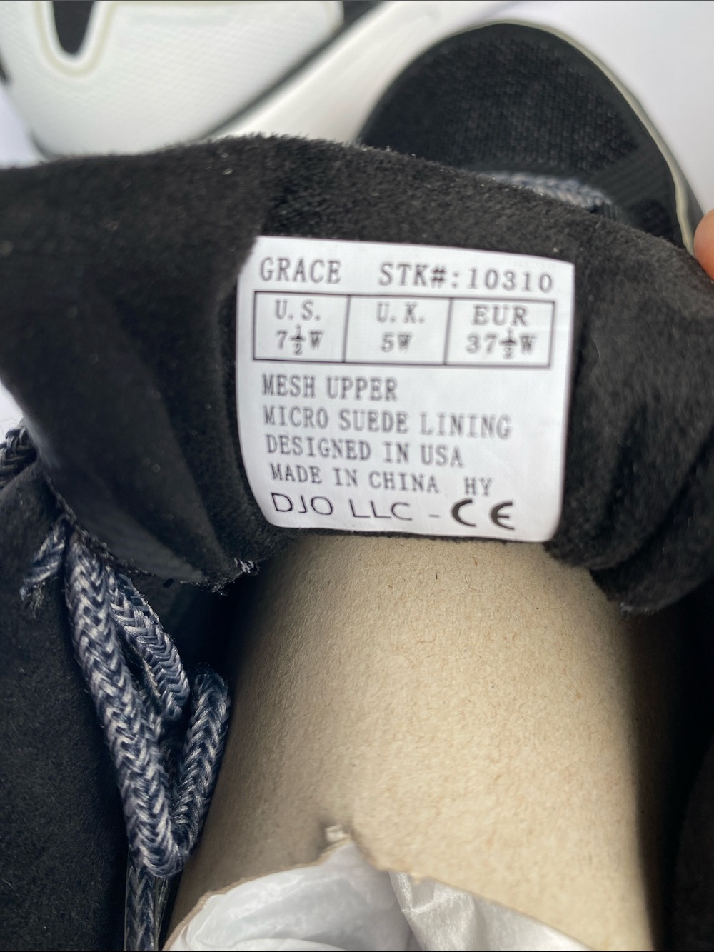 Dr. Comfort Grace Women’s Walking Shoes Black 7.5 Wide NIB STK 10310 - Picture 8 of 8